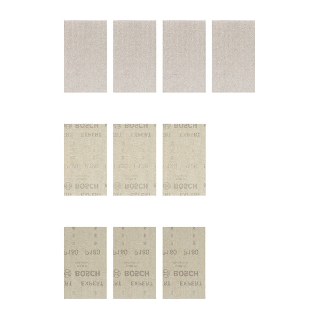 Bosch Set reti abrasive EXPERT M48080x133mm, 10pz. per levigatrice rotorbitale,
