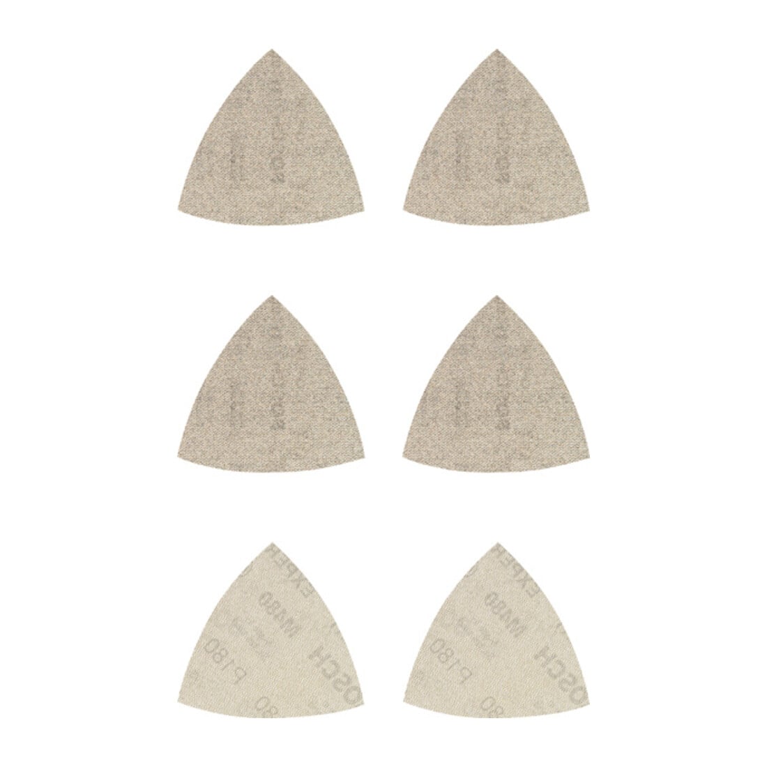 Bosch Set reti abrasive EXPERT M48093x93mm, 6pz. per levigatrici a delta