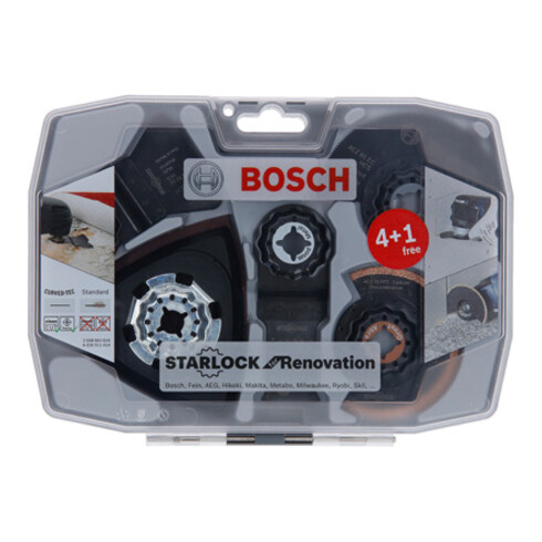 Bosch Set Starlock per lavori di ristrutturazione 4+1 pezzi