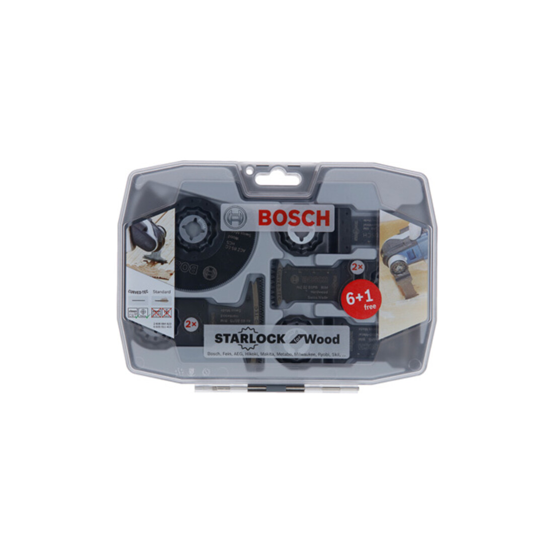 Bosch Set Starlock per legno 6+1 pezzi