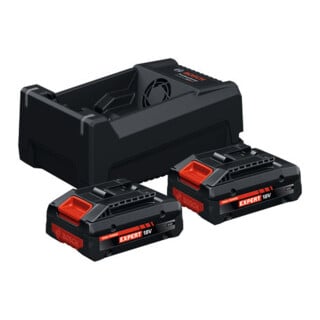Bosch Set Starter Batterie/Caricabatterie 2x EXBA18V-40 + GAL 12V/18V-80; C