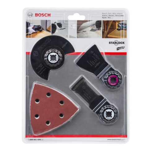 Bosch Set universale 13 pezzi per Multi-Cutter Wood and Paint
