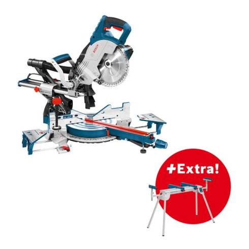 Bosch Sezionatrice GCM 8 SJL e tavolo da lavoro GTA 2600 in confezione di cartone