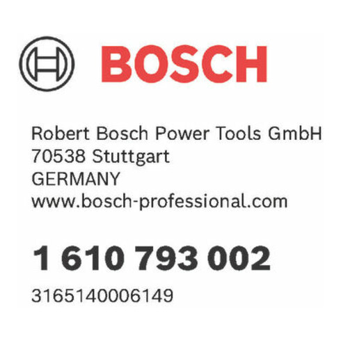 Bosch slang geschikt voor GAS
