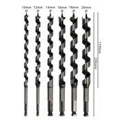 Bosch slangenboorset 6 stuks 10 - 20 mm 160 mm 235 mm-5