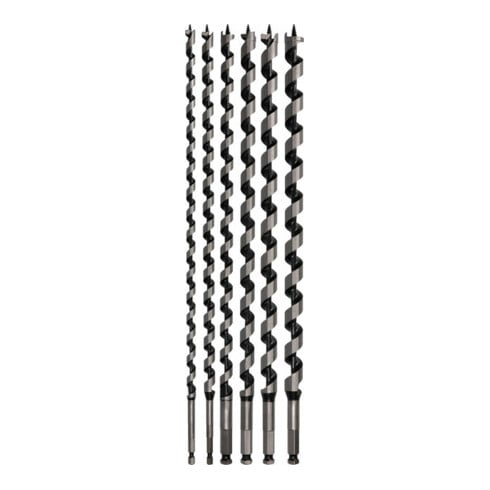 Bosch slangenboorset 6 stuks 10 - 20 mm 360 mm 450 mm