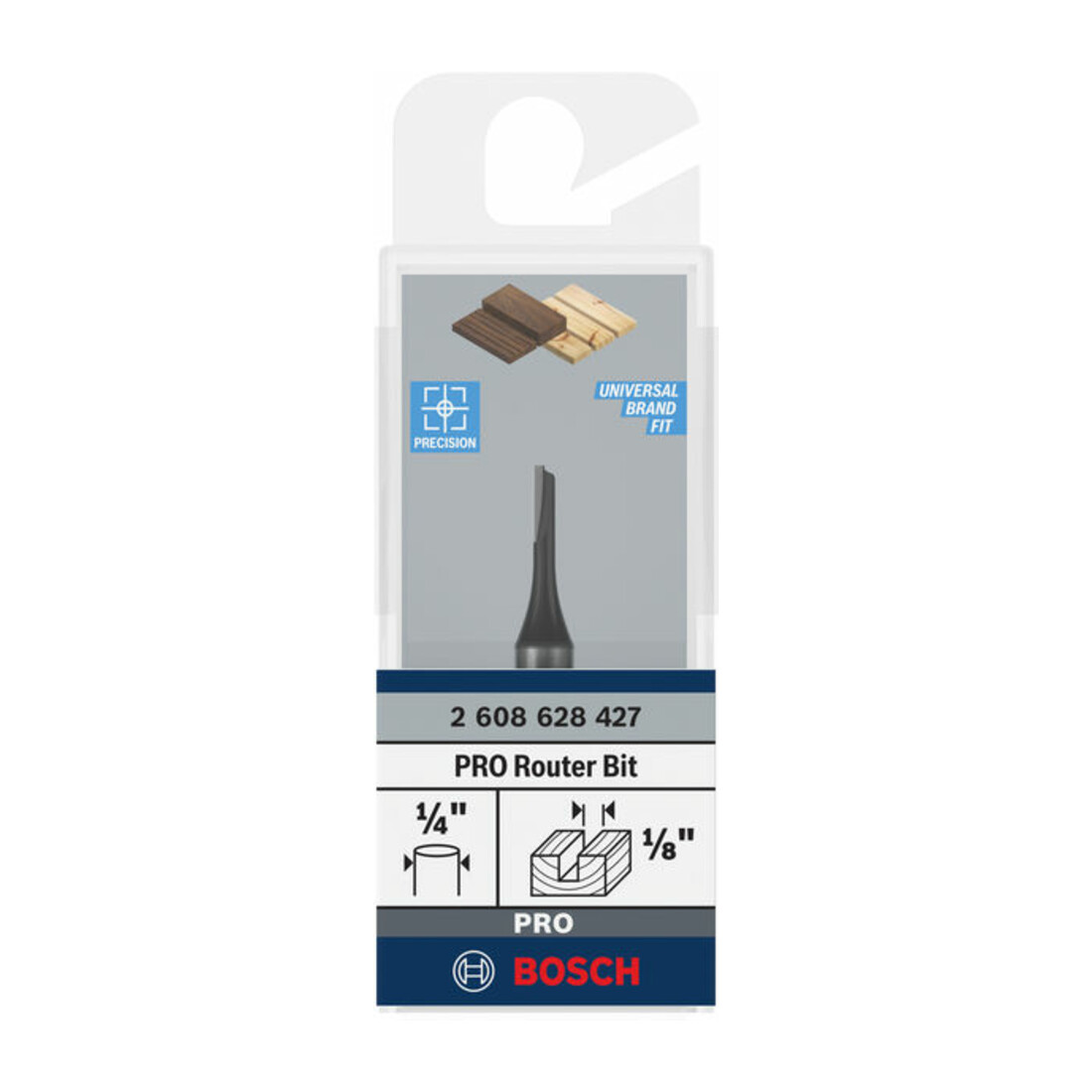 Bosch groeffrees 1/4"