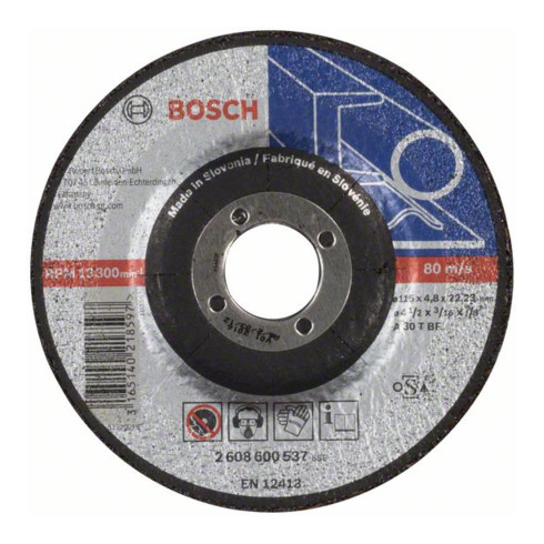 Bosch slijpschijf gekarteld Expert for Metal A 30 T BF, 115 mm, 22,23 mm, 4,8 mm
