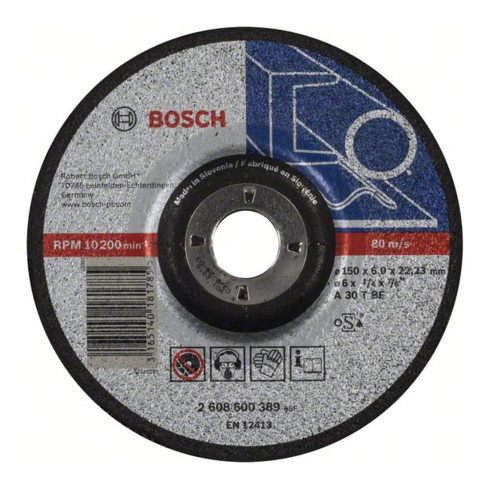 Bosch slijpschijf geslingerd Expert for Metal A 30 T BF, 150 mm, 22,23 mm, 6 mm