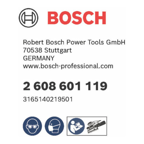 Bosch slijpschijf hard 125 mm