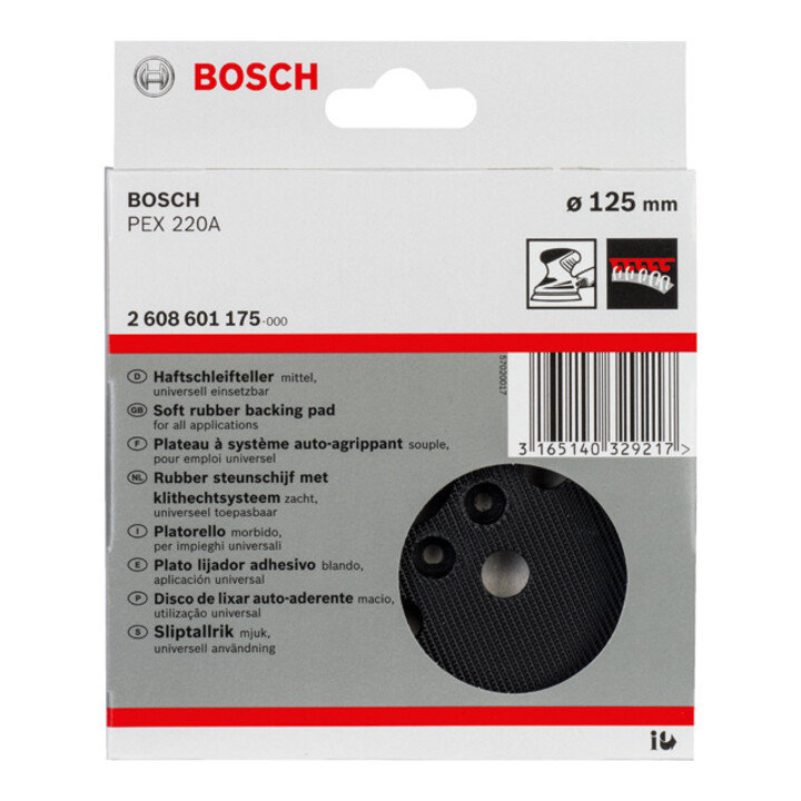 Bosch slijpschijf medium 125 mm 8, voor PEX 220 A