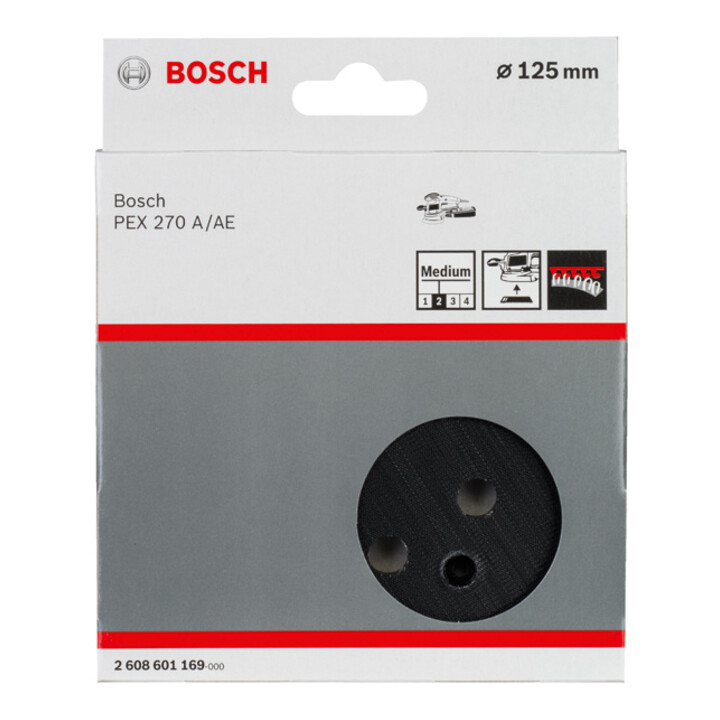 Bosch slijpschijf medium 125 mm 8, voor PEX 270 A PEX 270 AE