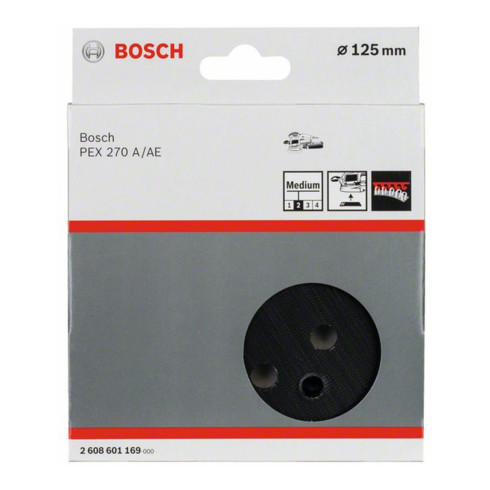 Bosch slijpschijf medium 125 mm 8, voor PEX 270 A PEX 270 AE