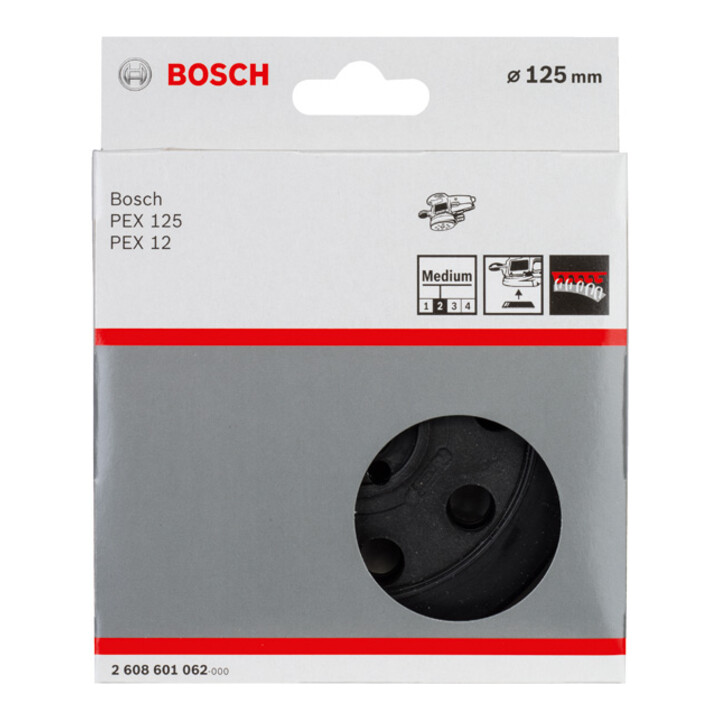 Bosch slijpschijf medium 125 mm voor PEX 12 PEX 12 A PEX 125