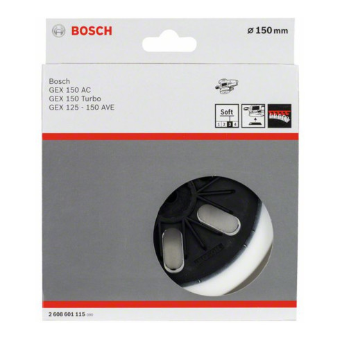 Bosch slijpschijf zacht 150 mm voor GEX 125-150 AVE GEX 150 AC GEX 150