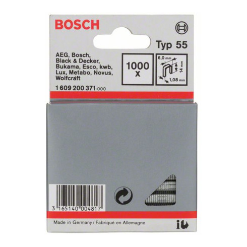 Bosch smalle achterklem type 55