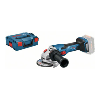 Bosch Smerigliatrice angolare a batteria BITURBO GWS 18V-15 C, senza batteria, impugnatura supplementare, L-BOXX