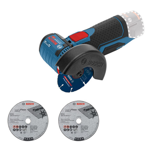 Bosch Smerigliatrice angolare a batteria GWS 12V-76 Solo Version