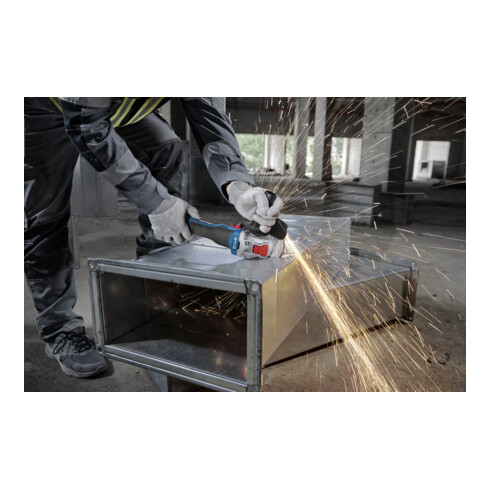 Bosch Smerigliatrice angolare con X-LOCK GWX 18V-8 in L-BOXX (solo; L)