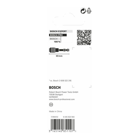 Bosch snelspanbithouder Impact Control 1-delig