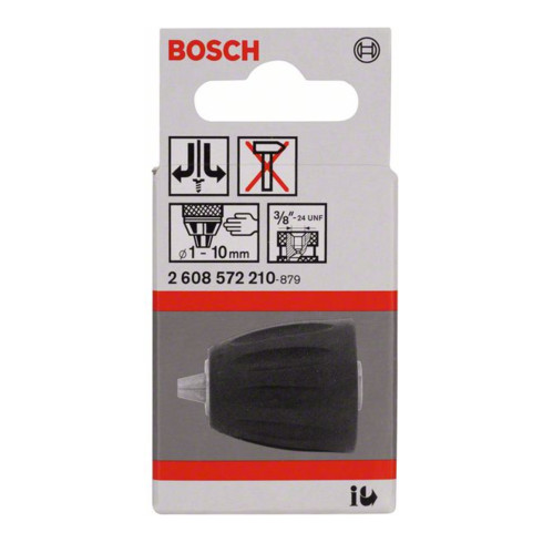 Bosch snelspanboorhouder 1 tot 10 mm 3/8" tot 24