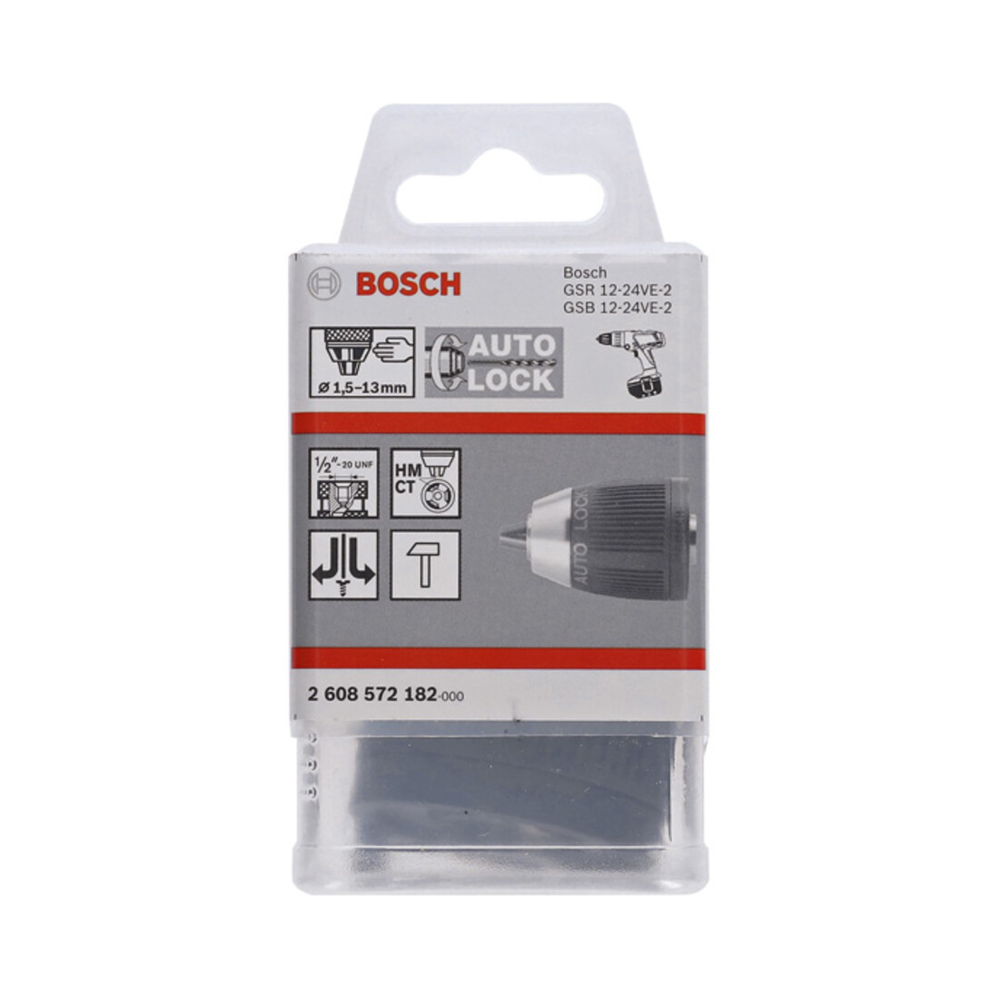 Bosch snelspanboorhouder tot 13 mm 1,5 tot 13 mm 1/2" tot 20 Afb. nr. 6