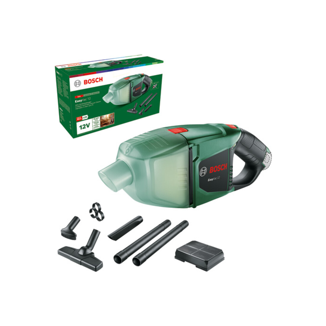Bosch snoerloze handstofzuiger EasyVac 12