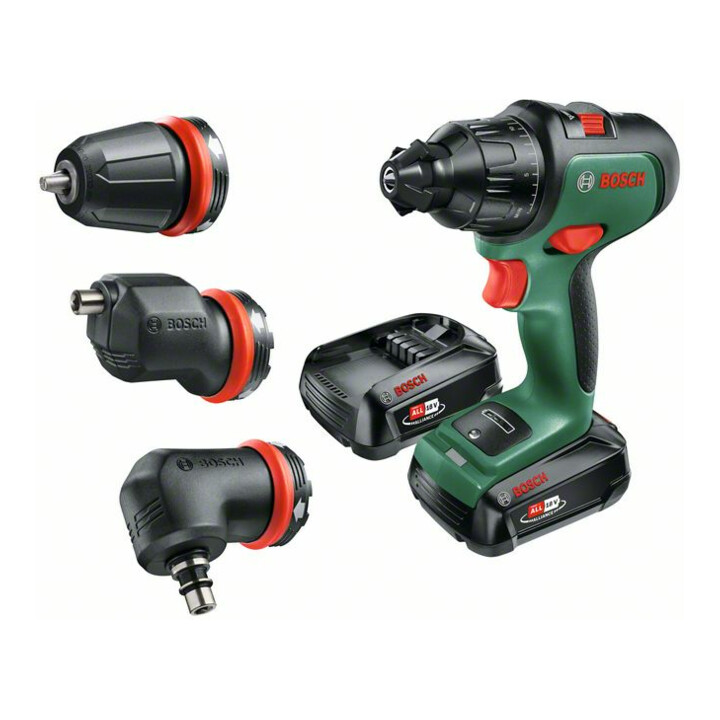 Bosch snoerloze klopboormachine AdvancedImpact 18 met twee snelheden: 2x accu, oplader, accessoires