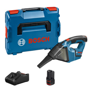 Bosch snoerloze stofzuiger GAS 12V met 2 x 3.0 Ah Li-Ion accu L-BOXX