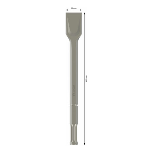 Bosch spadebeitel met 22 mm binnenzeskant 400 mm