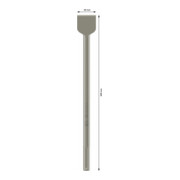 Bosch spadebeitel met SDS-max hulpstuk-4