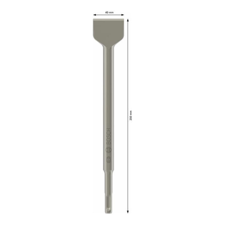 Bosch spadebeitel met SDS-plus hulpstuk, 250 x 40 mm