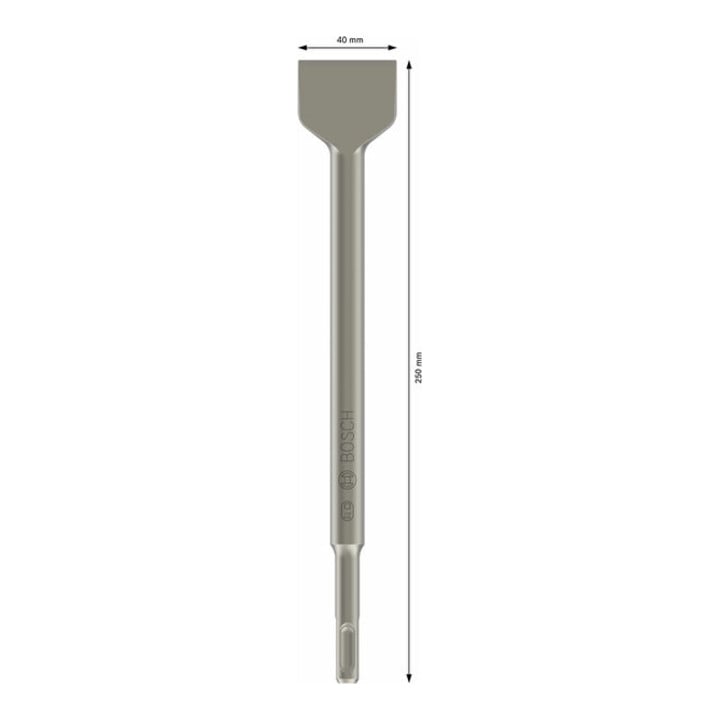 Bosch spadebeitel met SDS-plus hulpstuk, 250 x 40 mm