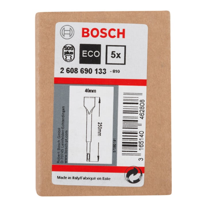Bosch spadebeitel met SDS-plus hulpstuk, 250 x 40 mm