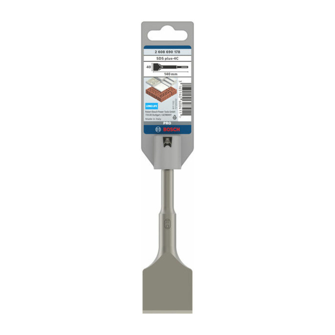 Bosch spadebeitel met SDS plus montage 140 x 40 mm