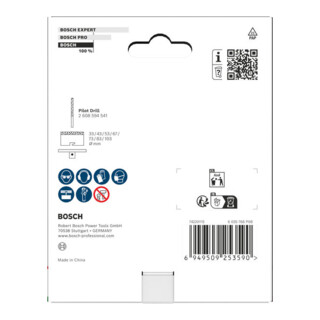 Bosch Spanflens voor Brick and Soft Tile gatenzaag, 33-103 mm