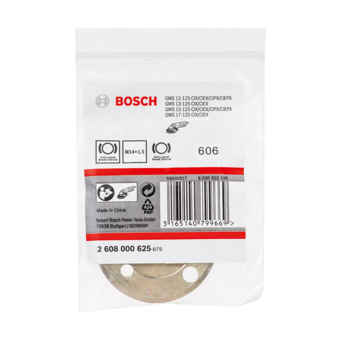 Bosch Spannmutter für Winkelschleifer M 14 x 1,5 mm Feingewinde