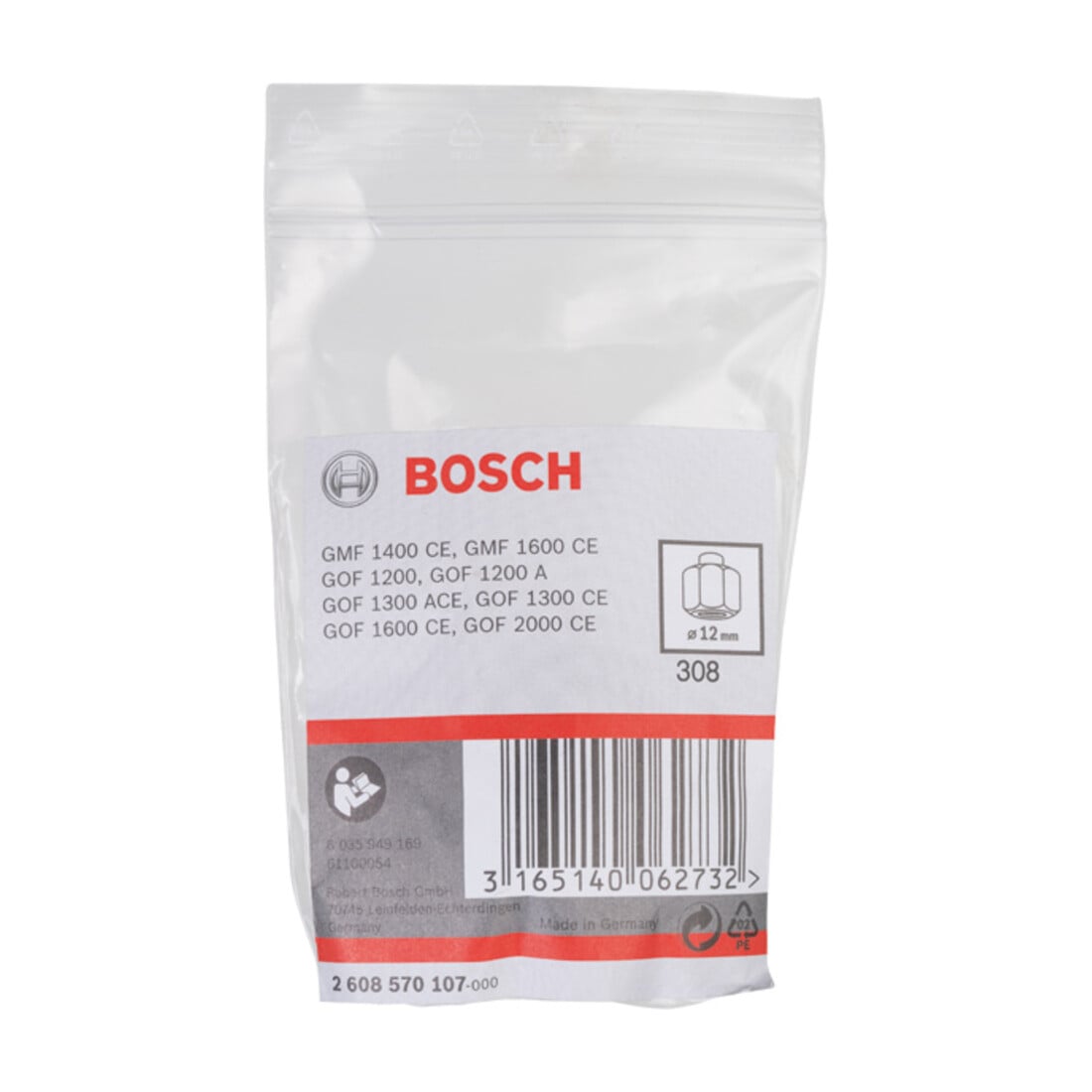 Bosch Spannzange 12 mm 24 mm