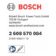 Bosch Spannzange mit Spannmutter 6 mm für Bosch-Geradschleifer-5