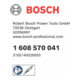 Bosch Spannzange mit Spannmutter 8 mm für Bosch-Geradschleifer passend zu GGS 16-2