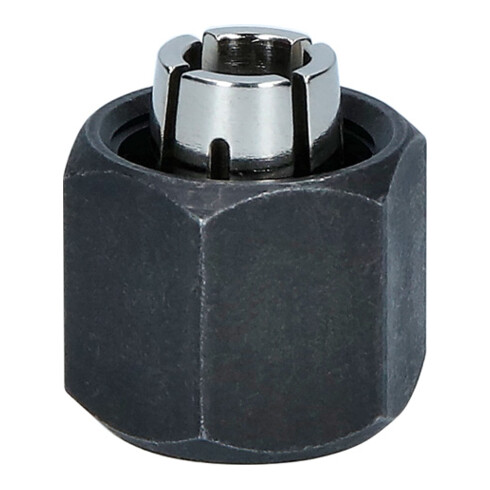 Bosch Spannzange mit Überwurfmutter 1/4", für Bosch-Kantenfräse