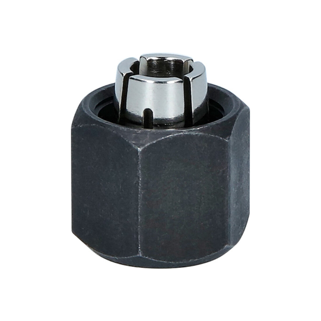 Bosch Spannzange mit Überwurfmutter 1/4", für Bosch-Kantenfräse