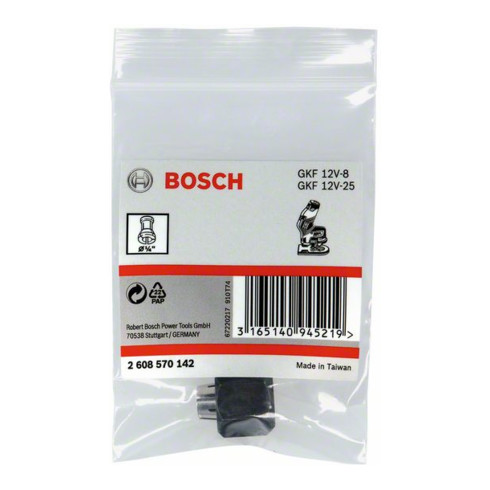 Bosch Spannzange mit Überwurfmutter 1/4", für Bosch-Kantenfräse