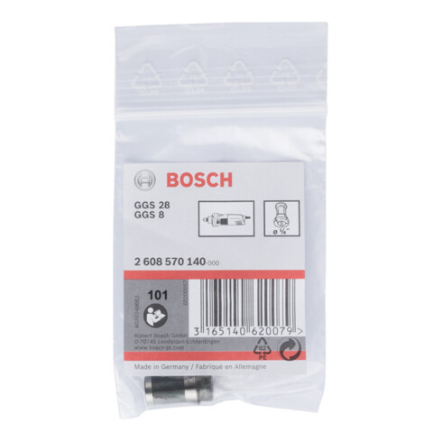 Bosch Spannzange ohne Spannmutter 1/4", für Bosch-Geradschleifer