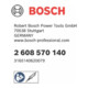 Bosch Spannzange ohne Spannmutter 1/4", für Bosch-Geradschleifer-2