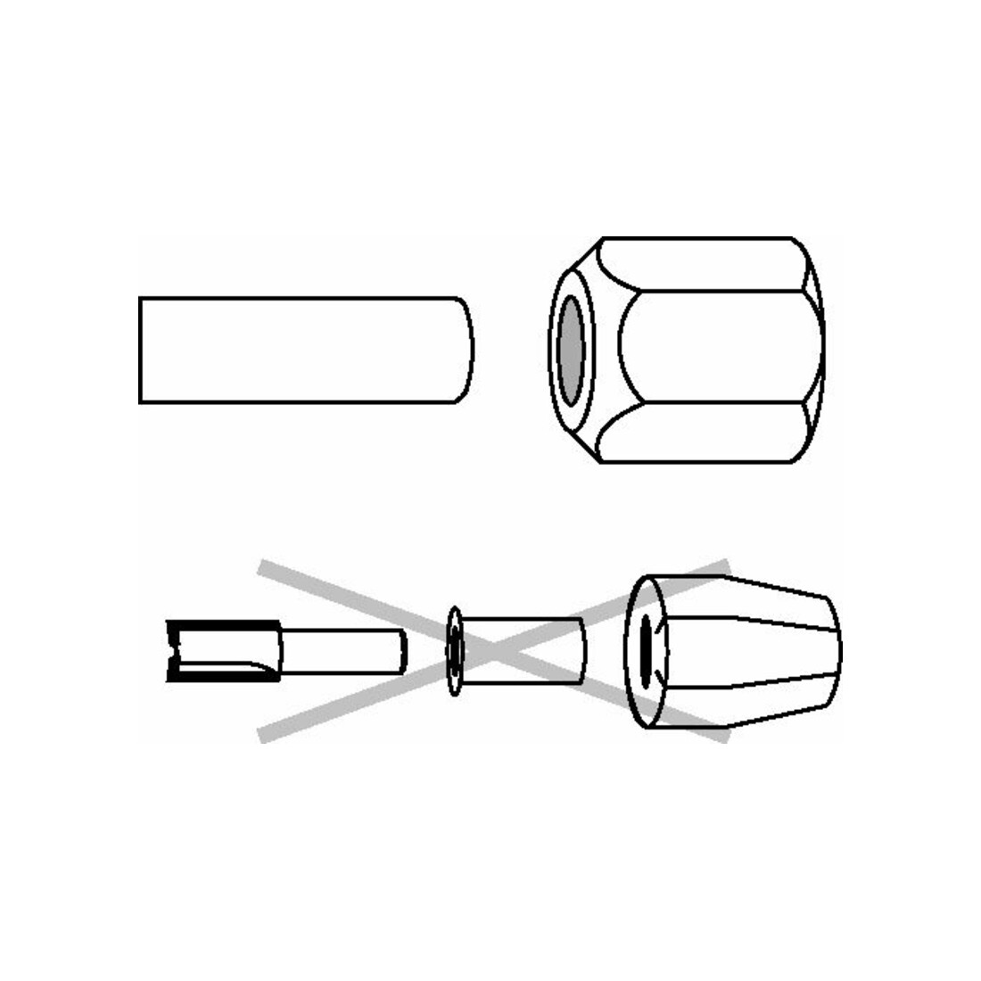 Bosch spantang 1/2", 24 mm