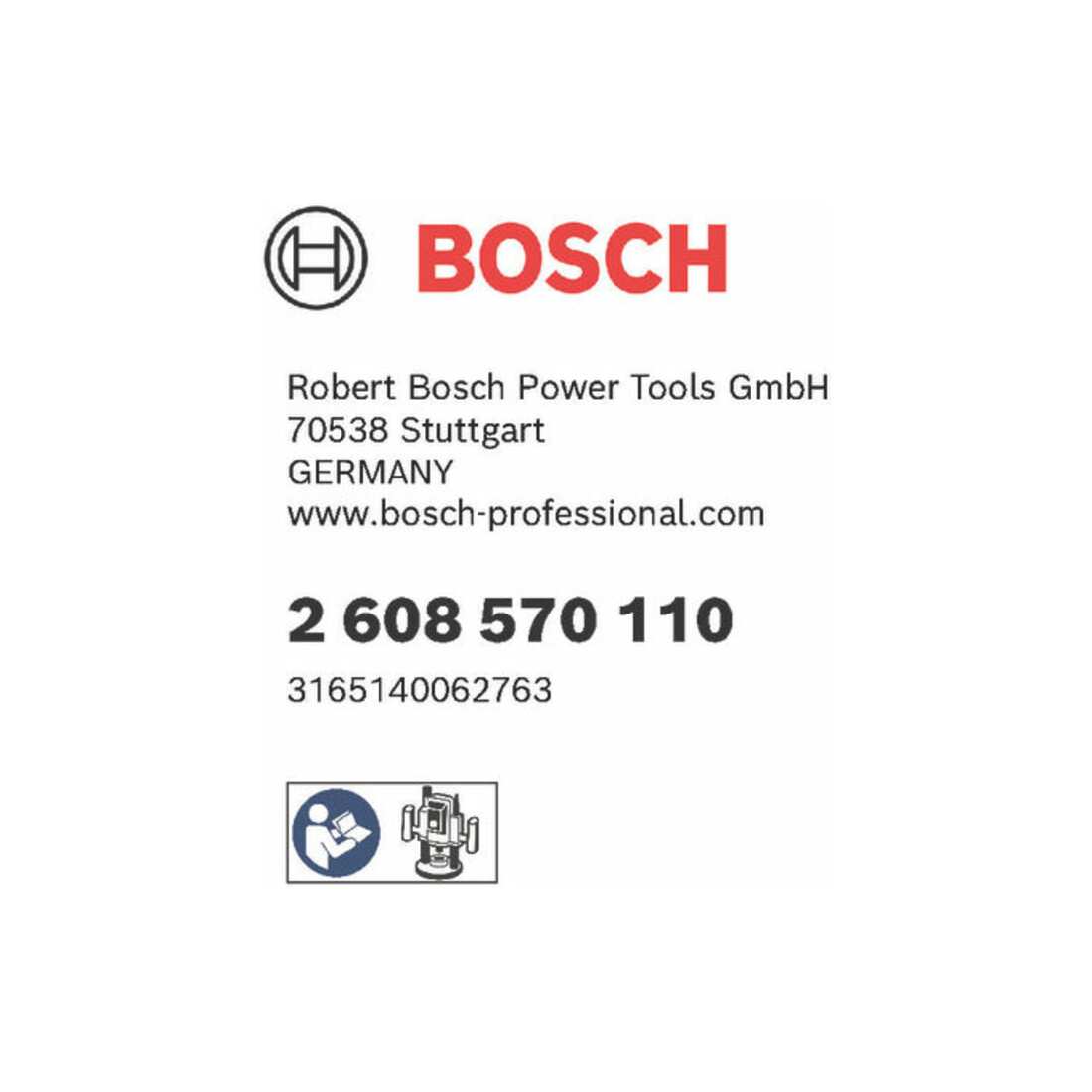 Bosch spantang 1/4", 27 mm