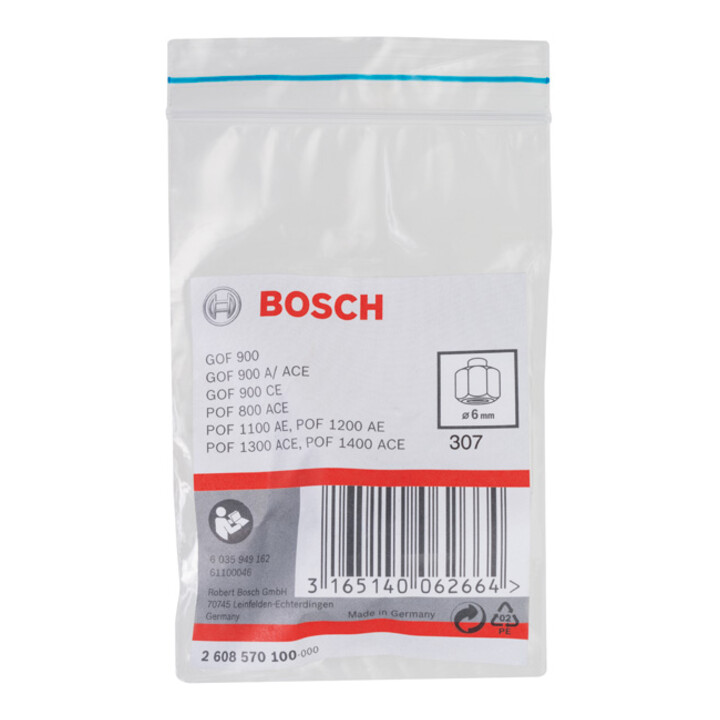 Bosch spantang 6 mm 19 mm