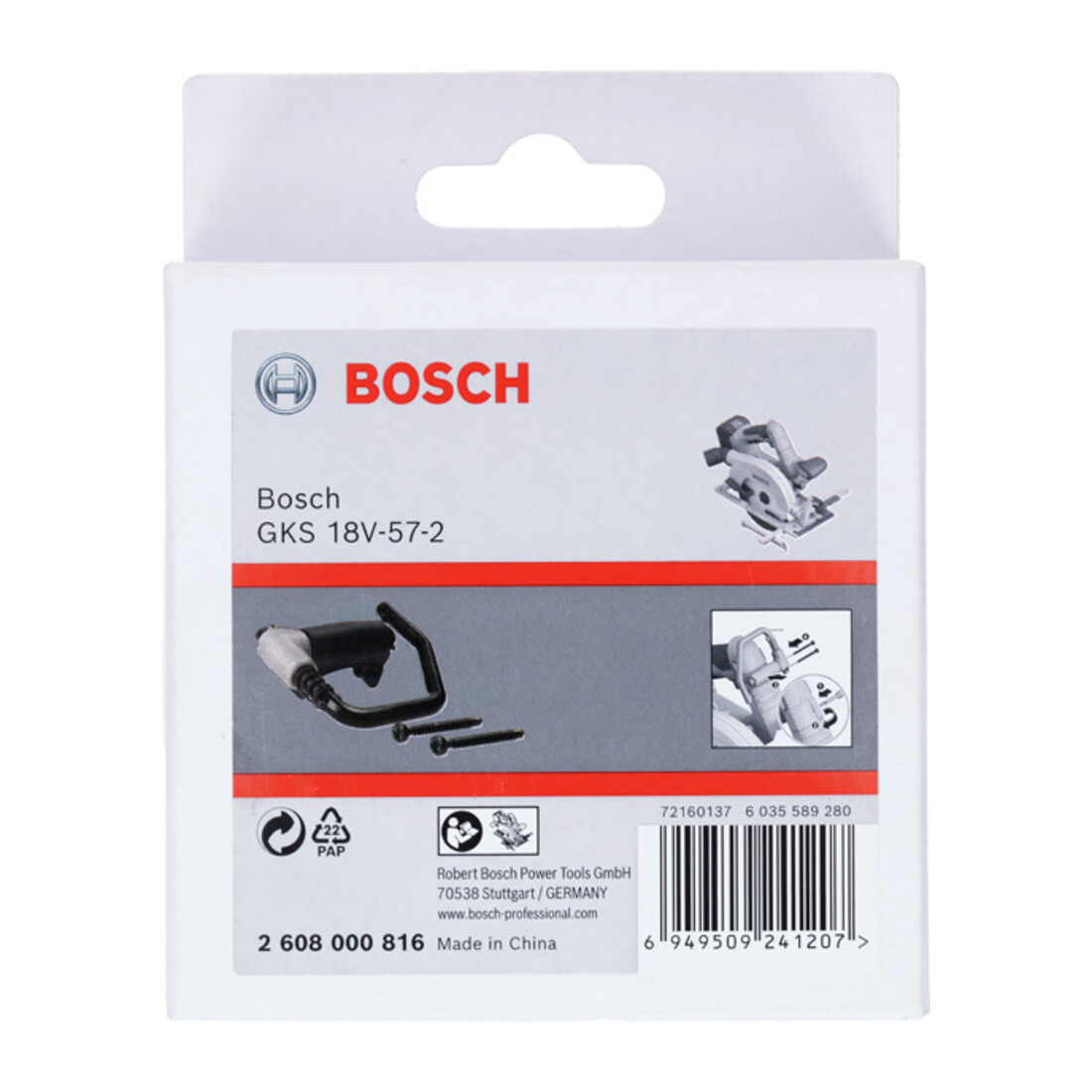 Bosch Sparrenriegel GKS 18V-57-2
