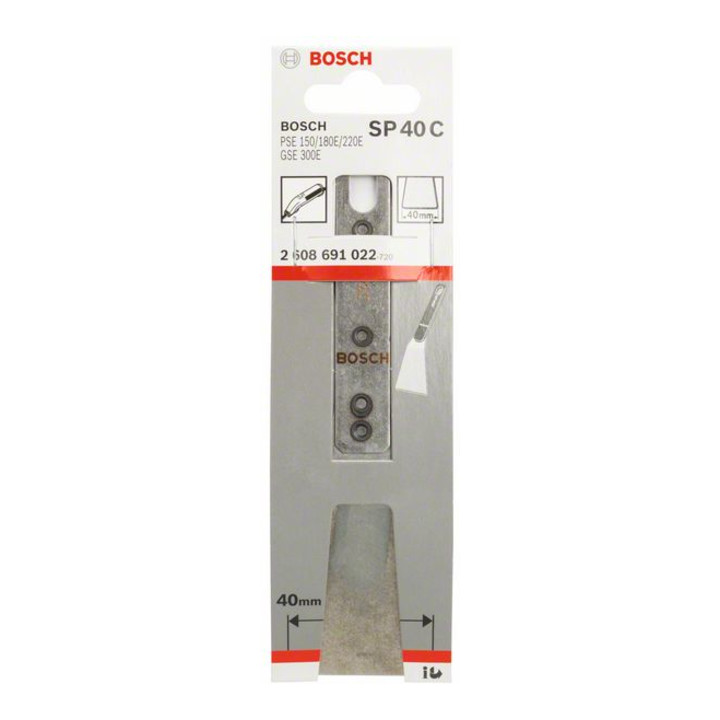 Bosch spatel SP 40 C voor Bosch elektrische schraper 40 x 80 mm